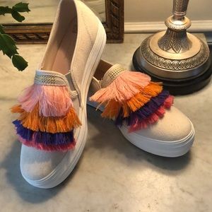 Keds slip on canvas shoes